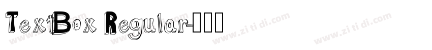 TextBox Regular字体转换